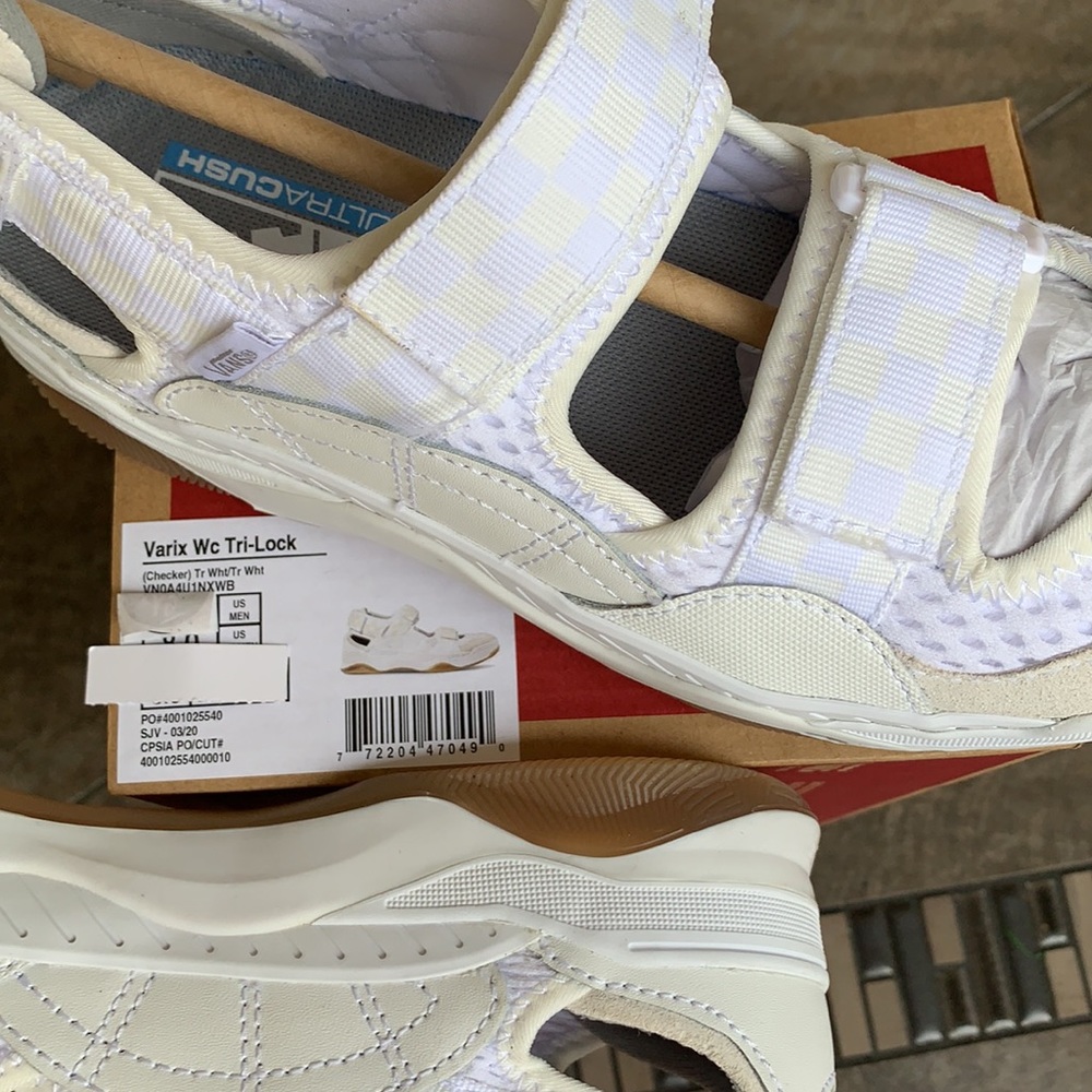 VANS VARIX TRI-LOCK CHECKER True White WMNS - Picture 12 of 13